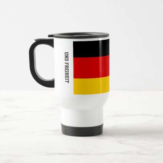 Unity Justice Freedom Germany Flag Mug Reisbeker (Links)