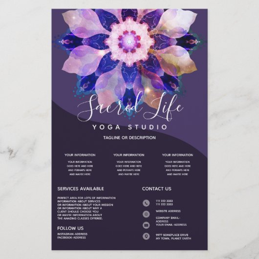 Unity Mandala Flyer (Voorkant)
