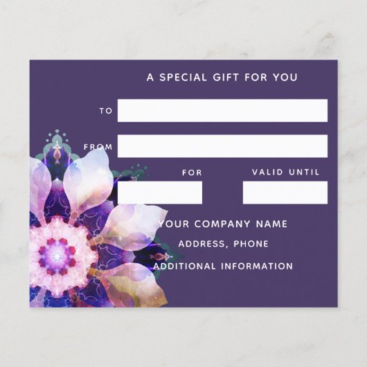 Unity Mandala Flyer (Achterkant)