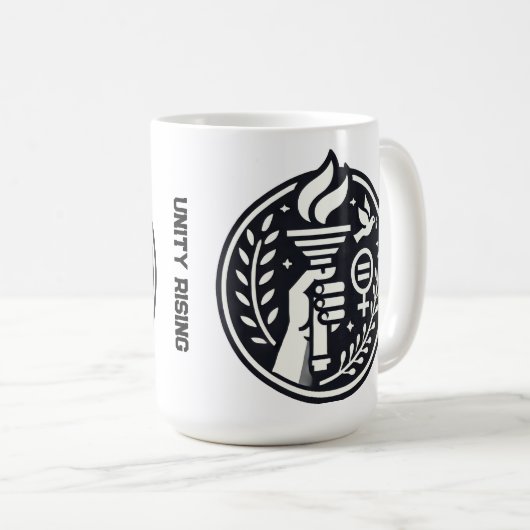 Unity Rising Koffiemok (Voorkant rechts)