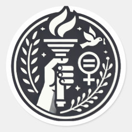 Unity Rising Ronde Sticker