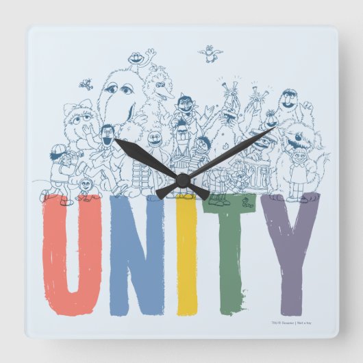 UNITY VIERKANTE KLOK (Voorkant)