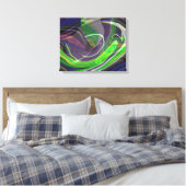 Univers Abstract IV-wikkel doek exploiteren Canvas Afdruk (Insitu (Slaapkamer))