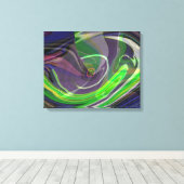 Univers Abstract IV-wikkel doek exploiteren Canvas Afdruk (Insitu (Houten vloer))