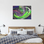 Univers Abstract IV-wikkel doek exploiteren Canvas Afdruk (Insitu (Slaapkamer))