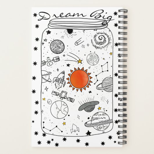 Univers dans un rêve de pot Big Dream (Dos)