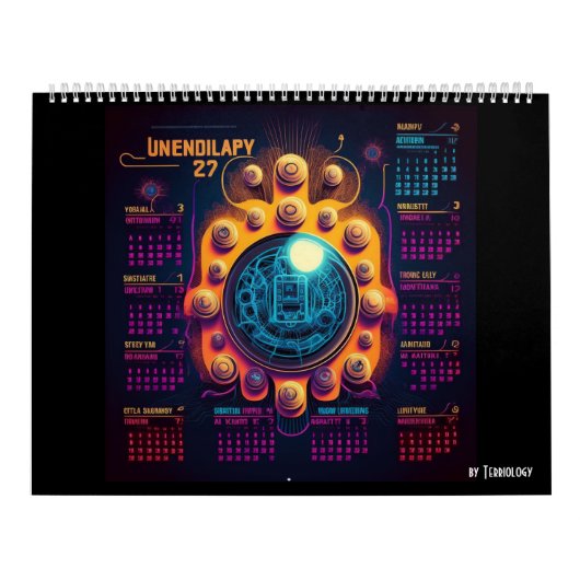 Univers parallèle N'importe quel calendrier annuel (Protection)