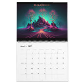 Univers parallèle N'importe quel calendrier annuel (Mar 2027)