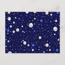 Univers patroon briefkaart