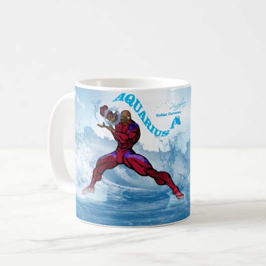 Univers Zodiac - Aquarius Mug (Devant gauche)