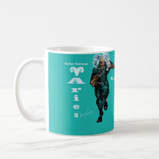 Univers Zodiac - Aries Mug (Gauche)