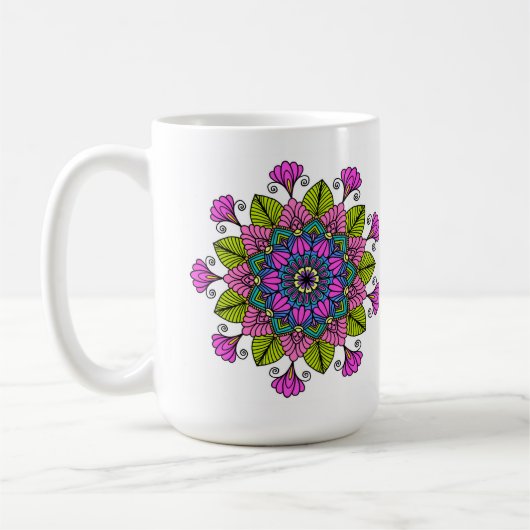 Universal Awakening Mandala Coffee Mug (Gauche)