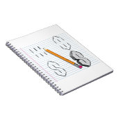 Universal Cool Point S Doodle 90s kinder midden Notitieboek (Rechterzijde)