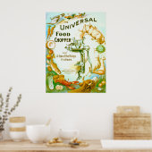 Universal Food Chopper 1897 Poster (Keuken)