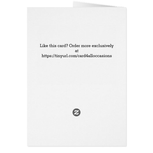 Universal Greetings Card (Achterkant)