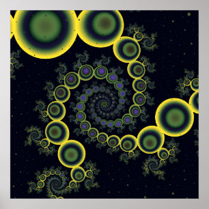 Universal Highway Fractal Poster