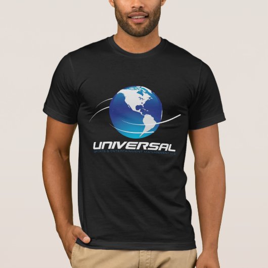 Universal Logo T-Shirt - Black (Voorkant)