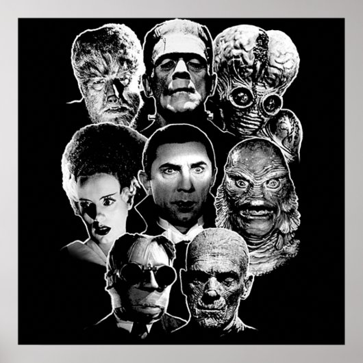 Universal Monster Gang Poster (Voorkant)