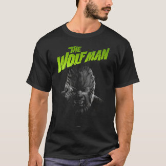 Universal Monsters Artiesten SerieDe Wolfman Portr T-shirt