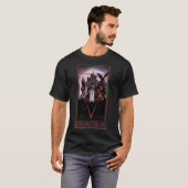 Universal Monsters Artist Series Draculaarot Poste T-shirt (Voorkant volledig)