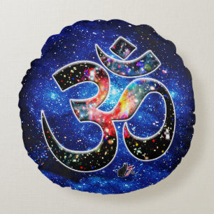 Universal OM Dhyana Rond Kussen