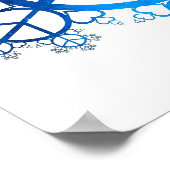 Universal Peace & Love Fractal Poster (Hoek)