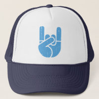 Universal Rock Hand-blue