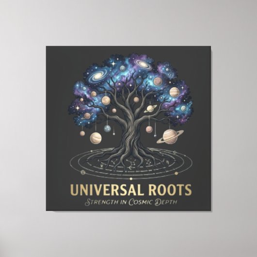 Universal Roots Canvas Afdruk (Voorkant)