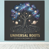 Universal Roots Canvas Afdruk (Insitu (Houten vloer))