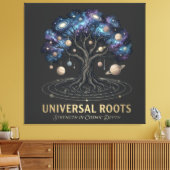 Universal Roots Canvas Afdruk (Insitu (Woonkamer))