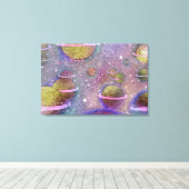 Universe 2012 canvas afdruk (Insitu (Houten vloer))