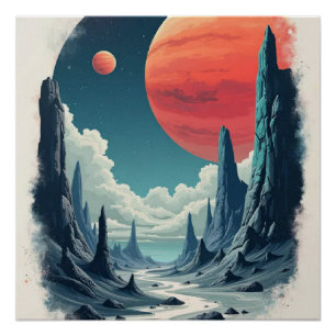 Universe Adventure: boeiende ruimtekunst voor de r Perfect Poster