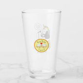 Universe Eenhoorn Lezing Poëzie Grappig glas Cup (Achterkant)