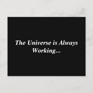 Universe fonctionne toujours Carte postale
