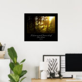 Universe Forest Muir Quote Poster (Thuiskantoor)