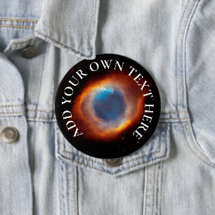 Universe helix - oog van God 1 Ronde Button 4,0 Cm