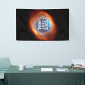 Universe helix - oog van God 1 Spandoek (Beurs)