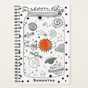 Universe in een grote droom van Jar Planner