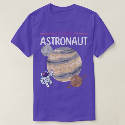 Universe Outer Space Science Planets Galaxy Future T-shirt (Design voorkant)