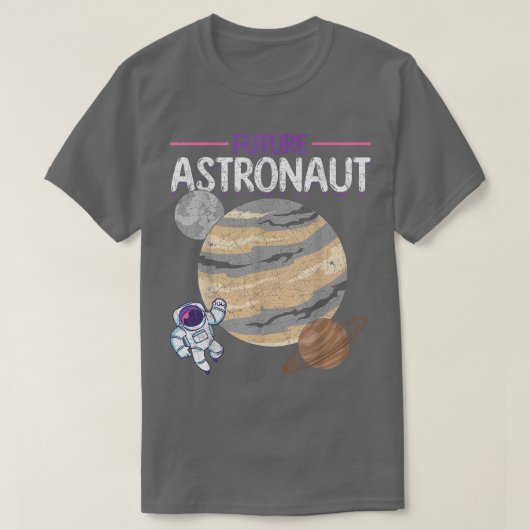Universe Outer Space Science Planets Galaxy Future T-shirt (Design voorkant)