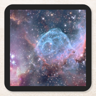 UNIVERSE PAPER KUSTVAARTUIGEN VIERKANTE KARTONNEN ONDERZETTER