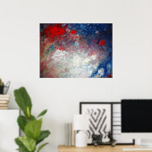 Universe Poster - Abstracte Kunst Kosmos Melkweg (Thuiskantoor)