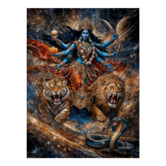 Universe Powers of Kali Goddess Perfect Poster (Voorkant)