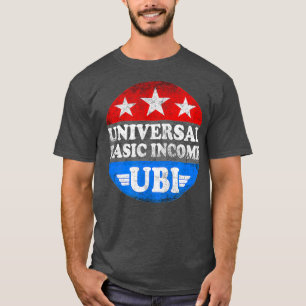 Universeel basisinkomen Burgers onderscheiden rech T-shirt
