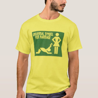 UNIVERSEEL HUWELIJKSSYMBOOL T-SHIRT