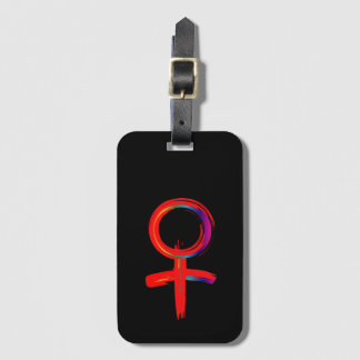 Universeel symbool voor Vrouwen Bagagelabel