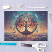 Universele Boom van het Leven, In de Wolken Tissuepapier (Craft)