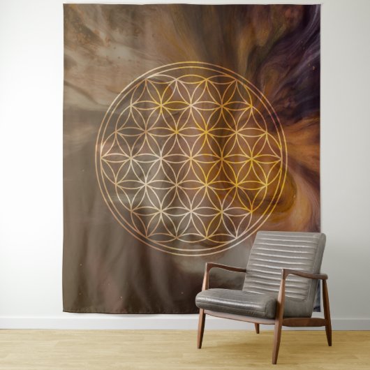 Universele levensloop wandkleed (In situ)