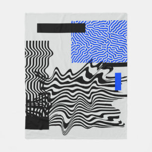Universele moderne geometrische vormen ingesteld.  fleece deken