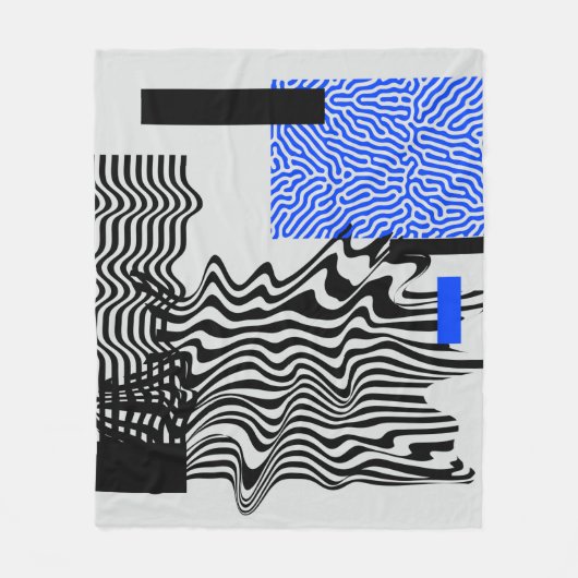 Universele moderne geometrische vormen ingesteld. fleece deken (Voorkant)